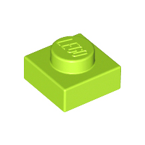 Lime Plate 1 x 1