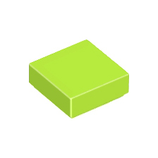 Lime Tile 1 x 1