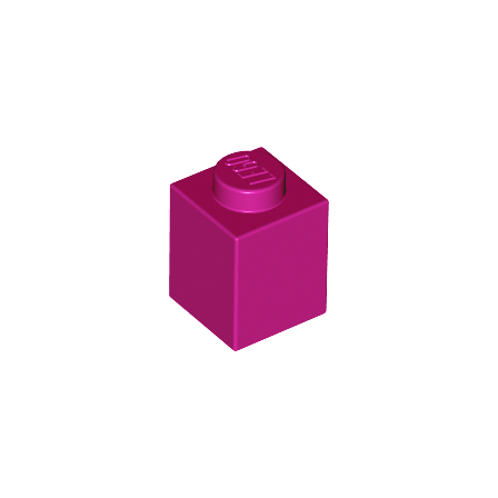 Magenta Brick 1 x 1