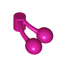 Magenta Cherries / Cherry Pair