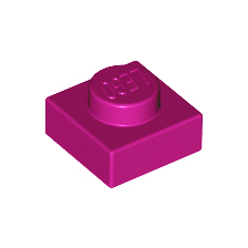 Magenta Plate 1 x 1