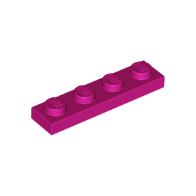 Magenta Plate 1 x 4
