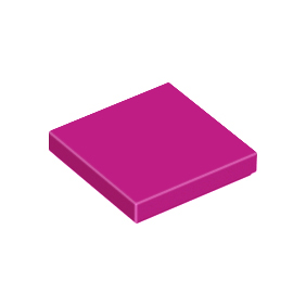 Magenta Tile 2 x 2