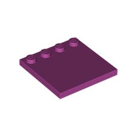 Magenta Tile, Modified 4 x 4 with Studs on Edge