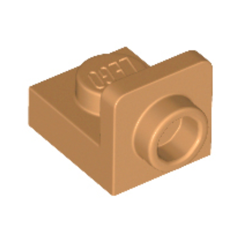 Medium Nougat Bracket 1 x 1 - 1 x 1 Inverted
