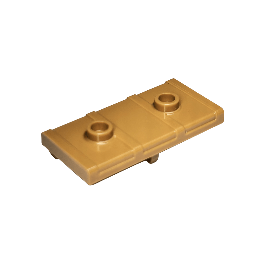 Medium Nougat Container, Treasure Chest Lid Flat