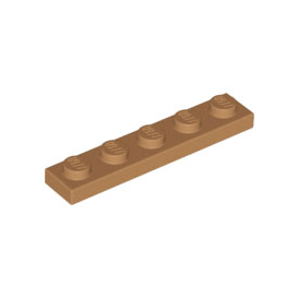 Medium Nougat Plate 1 x 5