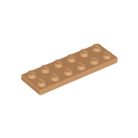 Medium Nougat Plate 2 x 6