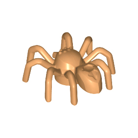 Medium Nougat Spider with Elongated Abdomen