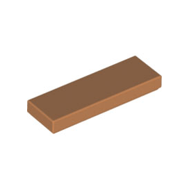 Medium Nougat Tile 1 x 3