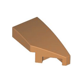 Medium Nougat Wedge 2 x 1 x 2/3 Right