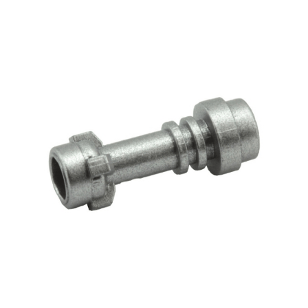 Metallic Silver Minifigure, Weapon Lightsaber Hilt Straight