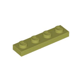 Olive Green Plate 1 x 4