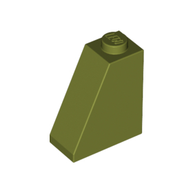 Olive Green Slope 65 2 x 1 x 2