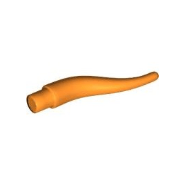 Orange Cattle Horn, Long