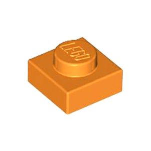 Orange Plate 1 x 1
