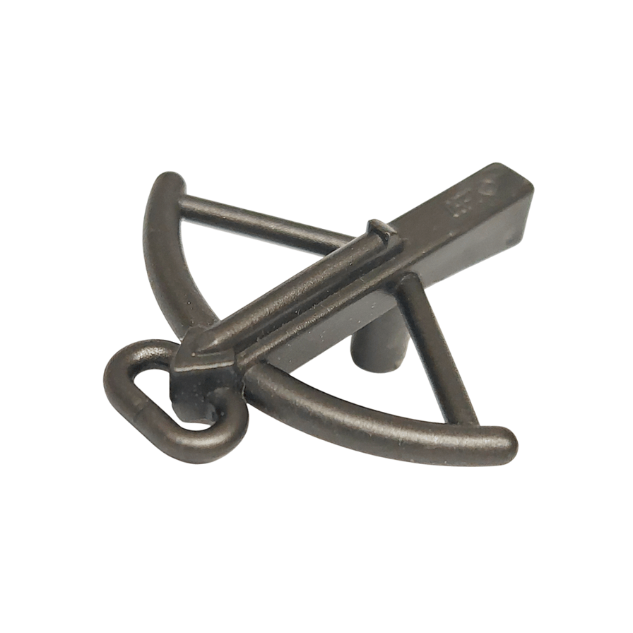 Pearl Dark Gray Minifigure, Weapon Crossbow