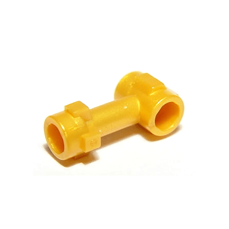 Pearl Gold Bar 1L with Top Stud and 2 Side Studs Connector Perpendicular