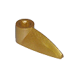 Pearl Gold Bionicle 1 x 3 Tooth with Axle Hole Bohrok Eye