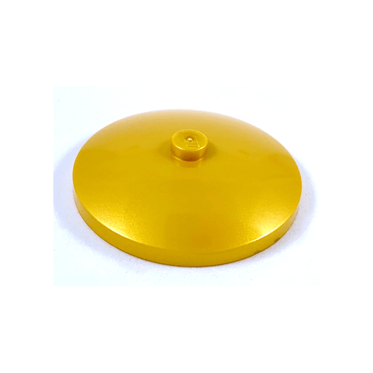 Pearl Gold Dish 4 x 4 Inverted Radar with Solid Stud