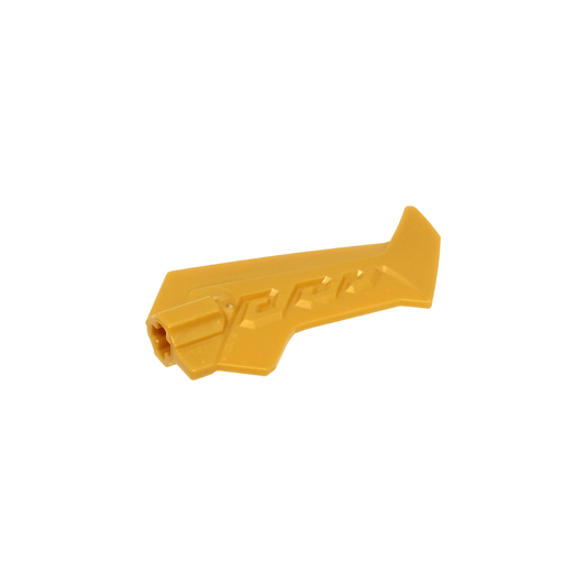 Pearl Gold Large Figure Weapon, Blade Jagged with Axle Holder