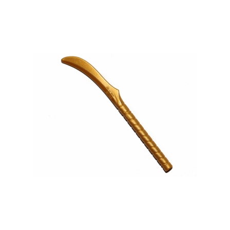 Pearl Gold Minifigure, Weapon Sword, Elven Warrior Blade with Long Hilt