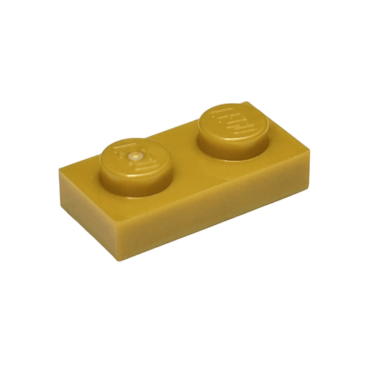 Pearl Gold Plate 1 x 2