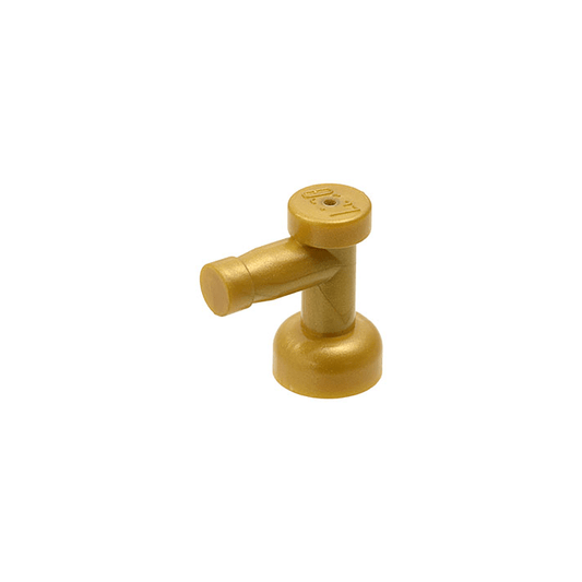 Pearl Gold Tap 1 x 1 without Hole in Nozzle End