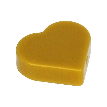Pearl Gold Tile, Round 1 x 1 Heart