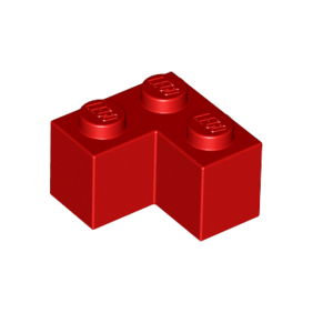 Red Brick 2 x 2 Corner