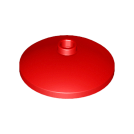 Red Dish 3 x 3 Inverted Radar