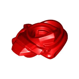 Red Minifigure Armor Shoulder Pad and Wrap with Scabbard for 2 Katanas
