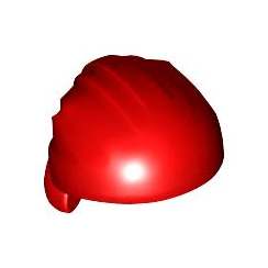 Red Minifigure, Headgear Hat, Cloth Wrap / Bandana with Double Tail in Back, Many Folds