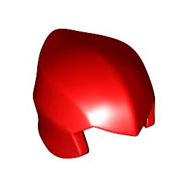 Red Minifigure, Headgear Ninjago Wrap / Hood Smooth