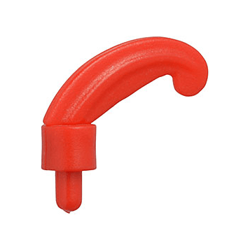 Red Minifigure, Plume Feather Small