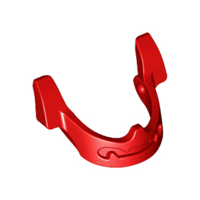 Red Minifigure, Visor Chin Guard