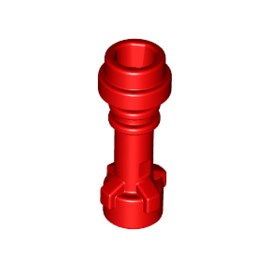 Red Minifigure, Weapon Lightsaber Hilt Straight