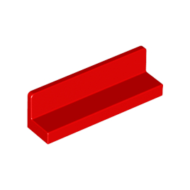 Red Panel 1 x 4 x 1