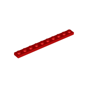 Red Plate 1 x 10