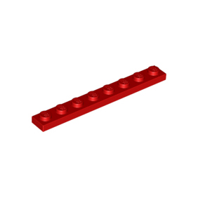 Red Plate 1 x 8