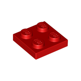 Red Plate 2 x 2