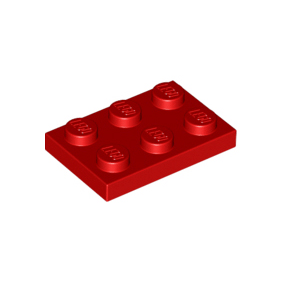Red Plate 2 x 3