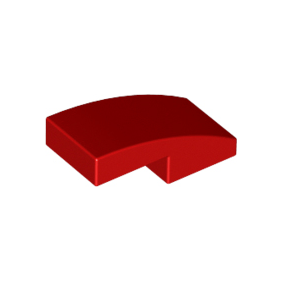 Red Slope, Curved 2 x 1 x 2/3