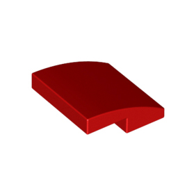 Red Slope, Curved 2 x 2 x 2/3