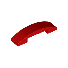Red Slope, Curved 4 x 1 x 2/3 Double