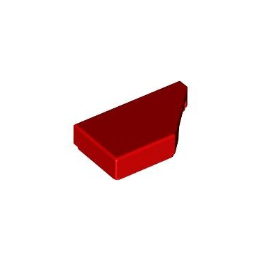Red Tile, Modified 1 x 2 Wedge Right