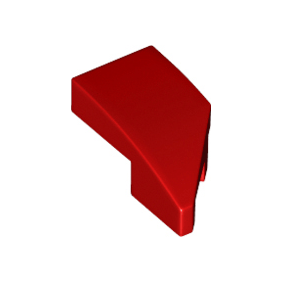 Red Wedge 2 x 1 x 2/3 Left
