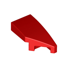 Red Wedge 2 x 1 x 2/3 Right