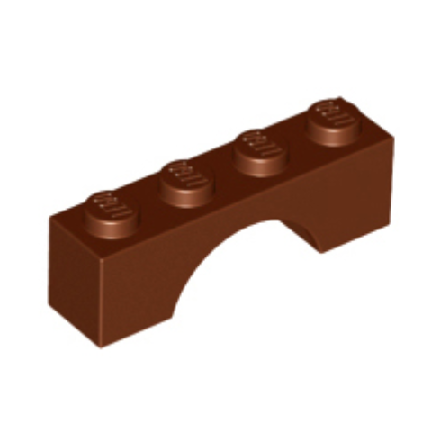 Reddish Brown Arch 1 x 4