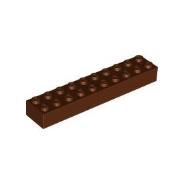 Reddish Brown Brick 2 x 10